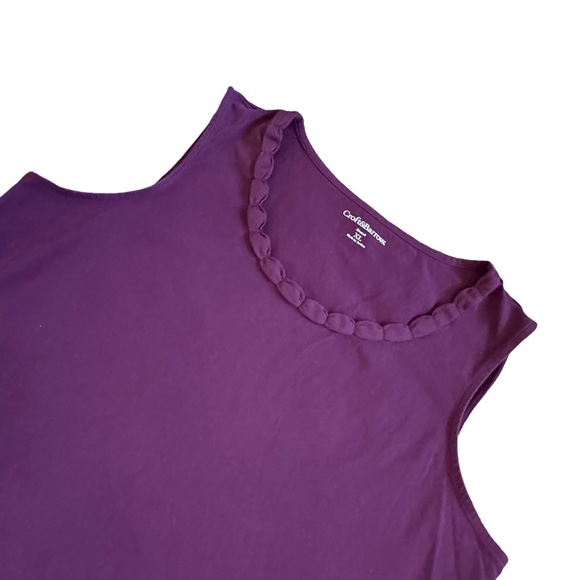 Sleeveless Burgundy T-Shirt Sz XL - Picture 10 of 14